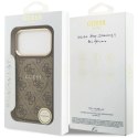 Etui Guess 4G PU Classic Logo MagSafe na iPhone 17 Pro - brązowe Guess