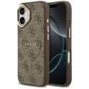 Etui Guess 4G PU Classic Logo MagSafe na iPhone 17 - brązowe Guess