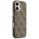 Etui Guess 4G PU Classic Logo MagSafe na iPhone 17 - brązowe Guess