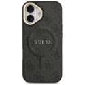 Etui Guess 4G PU Classic Logo MagSafe na iPhone 17 - czarne