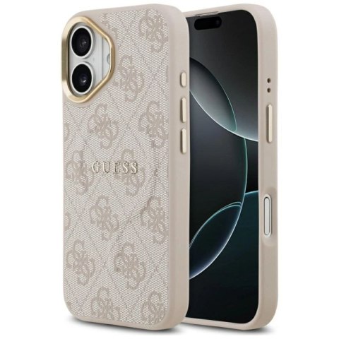 Etui Guess 4G PU Classic Logo MagSafe na iPhone 17 - różowe Guess