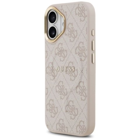 Etui Guess 4G PU Classic Logo MagSafe na iPhone 17 - różowe Guess
