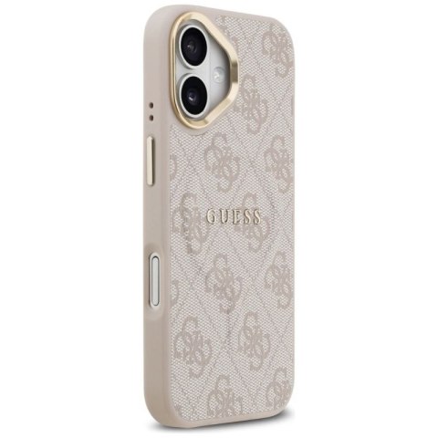 Etui Guess 4G PU Classic Logo MagSafe na iPhone 17 - różowe Guess