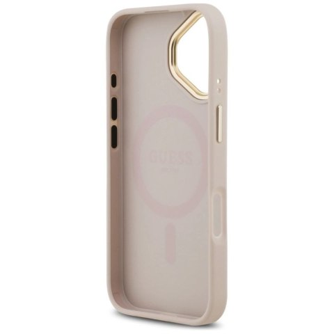 Etui Guess 4G PU Classic Logo MagSafe na iPhone 17 - różowe Guess