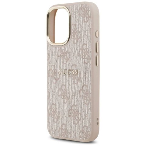 Etui Guess 4G PU Classic Logo MagSafe na iPhone 17 - różowe Guess
