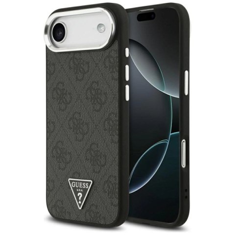 Etui Guess 4G Triangle Logo MagSafe na iPhone 17 Air - czarne