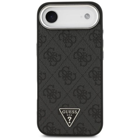Etui Guess 4G Triangle Logo MagSafe na iPhone 17 Air - czarne
