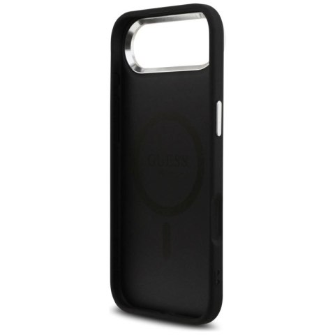 Etui Guess 4G Triangle Logo MagSafe na iPhone 17 Air - czarne