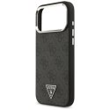 Etui Guess 4G Triangle Logo MagSafe na iPhone 17 Pro Max - czarne Guess