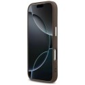 Etui Guess 4G Triangle Logo MagSafe na iPhone 17 Pro - brązowe Guess