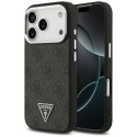 Etui Guess 4G Triangle Logo MagSafe na iPhone 17 Pro - czarne Guess