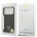 Etui Guess 4G Triangle Logo MagSafe na iPhone 17 Pro - czarne Guess