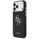 Etui Guess Grained Big 4G Classic Logo na iPhone 17 Pro Max - czarne Guess