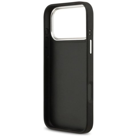 Etui Guess Grained Big 4G Classic Logo na iPhone 17 Pro Max - czarne Guess