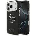 Etui Guess Grained Big 4G Classic Logo na iPhone 17 Pro - czarne Guess