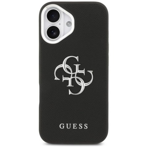 Etui Guess Grained Big 4G Classic Logo na iPhone 17 - czarne Guess