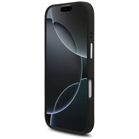 Etui Guess Grained Big 4G Classic Logo na iPhone 17 - czarne Guess