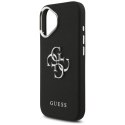 Etui Guess Grained Big 4G Classic Logo na iPhone 17 - czarne Guess