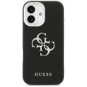 Etui Guess Grained Big 4G Classic Logo na iPhone 17 - czarne Guess