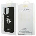 Etui Guess Grained Big 4G Classic Logo na iPhone 17 - czarne Guess