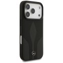 Etui Mercedes Leather The Move MagSafe na iPhone 17 Pro - czarne Mercedes