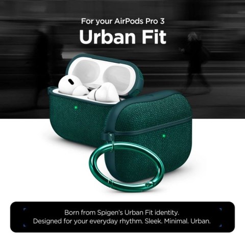 Etui Spigen Urban Fit na AirPods Pro 3 - zielone Spigen