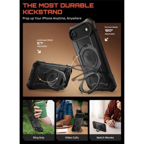 Etui Supcase UB Grip Mag MagSafe na iPhone 17 Air - czarne Supcase