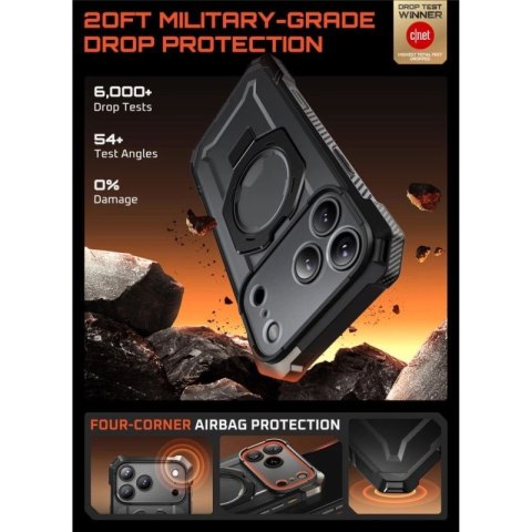 Etui Supcase UB Grip Mag MagSafe na iPhone 17 Pro Max - czarne Supcase