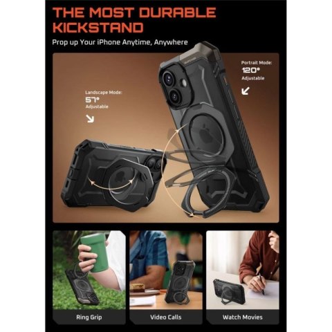 Etui Supcase UB Grip Mag MagSafe na iPhone 17 - czarne Supcase