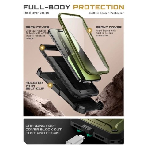 Etui Supcase UB Pro na iPhone 17 Air - zielone Supcase