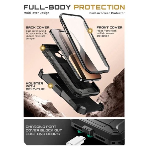 Etui Supcase UB Pro na iPhone 17 Pro - czarne Supcase