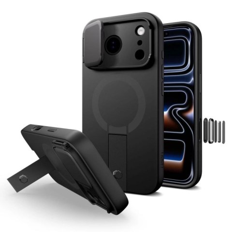 Etui Tech-Protect Kevlar Aura MagSafe na iPhone 17 Pro Max - czarne Tech-Protect