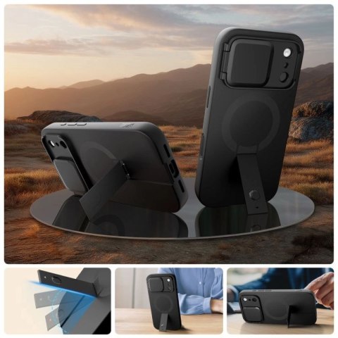 Etui Tech-Protect Kevlar Aura MagSafe na iPhone 17 Pro Max - czarne Tech-Protect