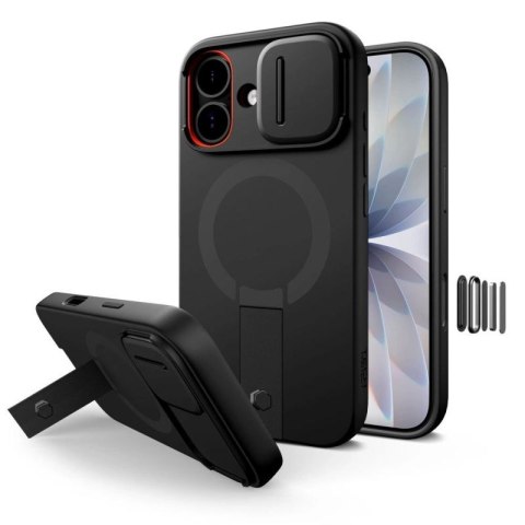 Etui Tech-Protect Kevlar Aura MagSafe na iPhone 17 - czarne Tech-Protect