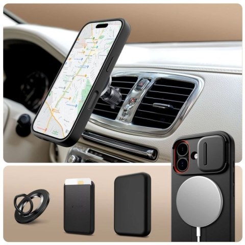 Etui Tech-Protect Kevlar Aura MagSafe na iPhone 17 - czarne Tech-Protect