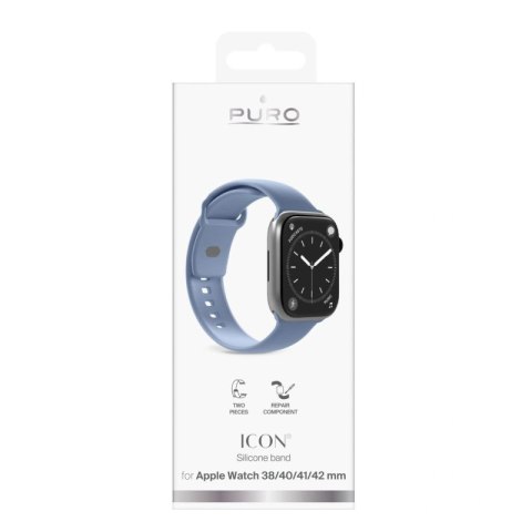 Pasek Puro Icon na Apple Watch 38/40/41/42mm - niebieski Puro