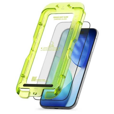 Szkło hartowane Ringke Easy Slide 2-pack na iPhone 17 Air - czarne Ringke