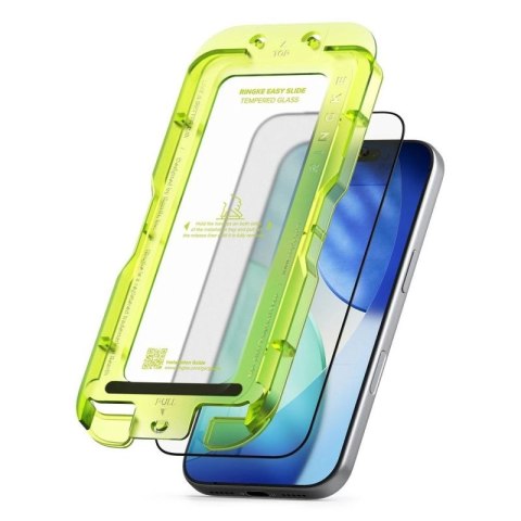 Szkło hartowane Ringke Easy Slide 2-pack na iPhone 17 Pro Max - czarne Ringke