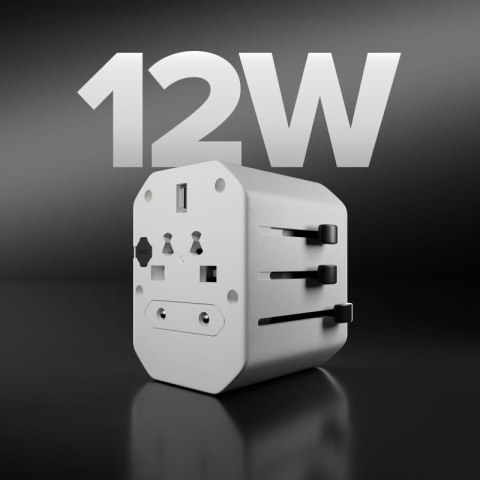 Adapter podróżny SBS TEADAPTUSBTCUNI USB-C USB-A uniwersalny - biały SBS