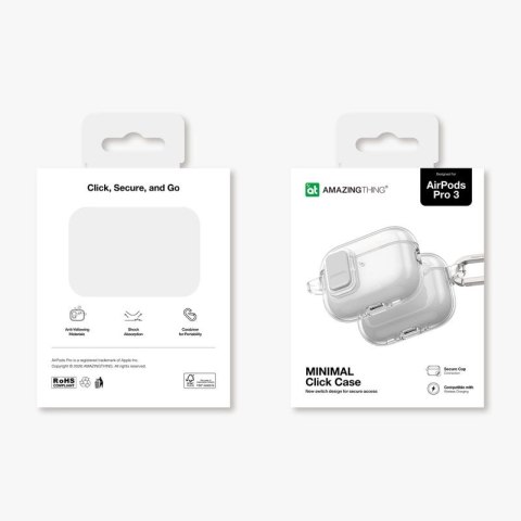 Etui AMAZINGTHING Minimal Case do AirPods Pro 3 - przezroczyste AmazingThing