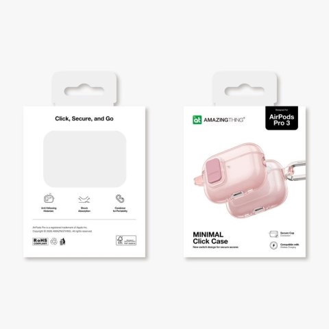 Etui AMAZINGTHING Minimal Case do AirPods Pro 3 - różowe AmazingThing