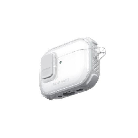 Etui AMAZINGTHING Titan Pro Mag Case Clear do AirPods Pro 3 - białe AmazingThing