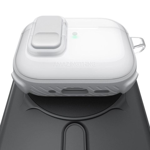Etui AMAZINGTHING Titan Pro Mag Case Clear do AirPods Pro 3 - białe AmazingThing