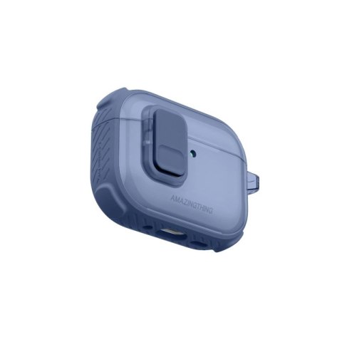 Etui AMAZINGTHING Titan Pro Mag Case Clear do AirPods Pro 3 - niebieskie AmazingThing