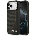 Etui BMW M Carbon Line & Logo MagSafe na iPhone 17 Pro Max - czerwone BMW