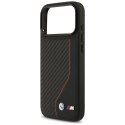 Etui BMW M Carbon Line & Logo MagSafe na iPhone 17 Pro Max - czerwone BMW