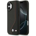 Etui BMW M Carbon Line & Logo MagSafe na iPhone 17 - czerwone BMW