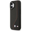 Etui BMW M Carbon Line & Logo MagSafe na iPhone 17 - czerwone BMW