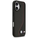 Etui BMW M Carbon Line & Logo MagSafe na iPhone 17 - czerwone BMW