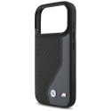 Etui BMW M Carbon Logo MagSafe na iPhone 17 Pro - grafitowe BMW